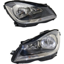 Headlight Set For 2012-2015 Mercedes Benz C250 C350 C63 AMG Left and Right CAPA