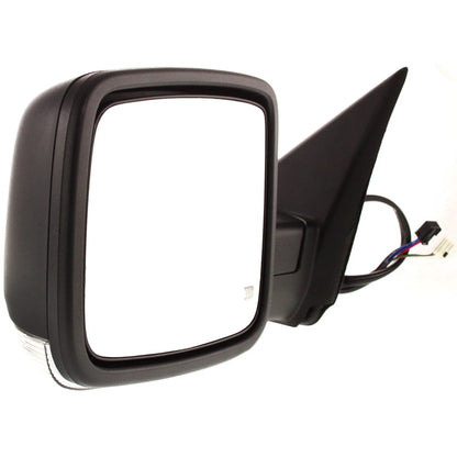 Mirror For 2011-2012 Ram 1500 With Signal Light Textured Black Front Driver Side