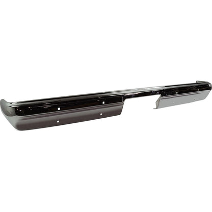 1-Piece Rear Bumper For Chevrolet C10 1983-1986 Fleetside Bright