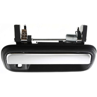 Exterior Door Handle For 1989-1995 Toyota Pickup Front Extended Cab Black Chrome