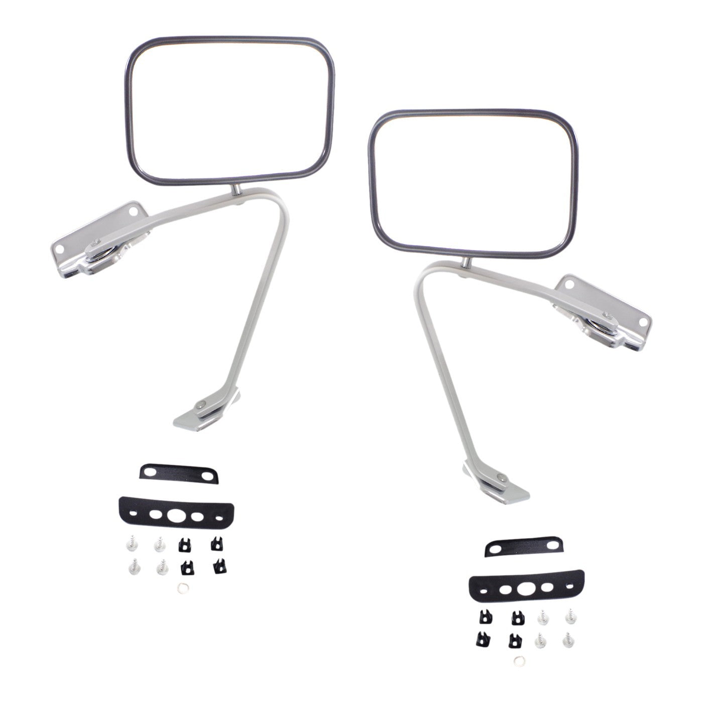 Mirror Set For 1980-96 Ford F-150 1980-97 F-250 F-350 Manual Folding Left Right
