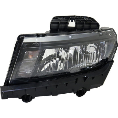 Headlight Set For 2014-2015 Chevrolet Camaro Left and Right With Bulb 2Pc