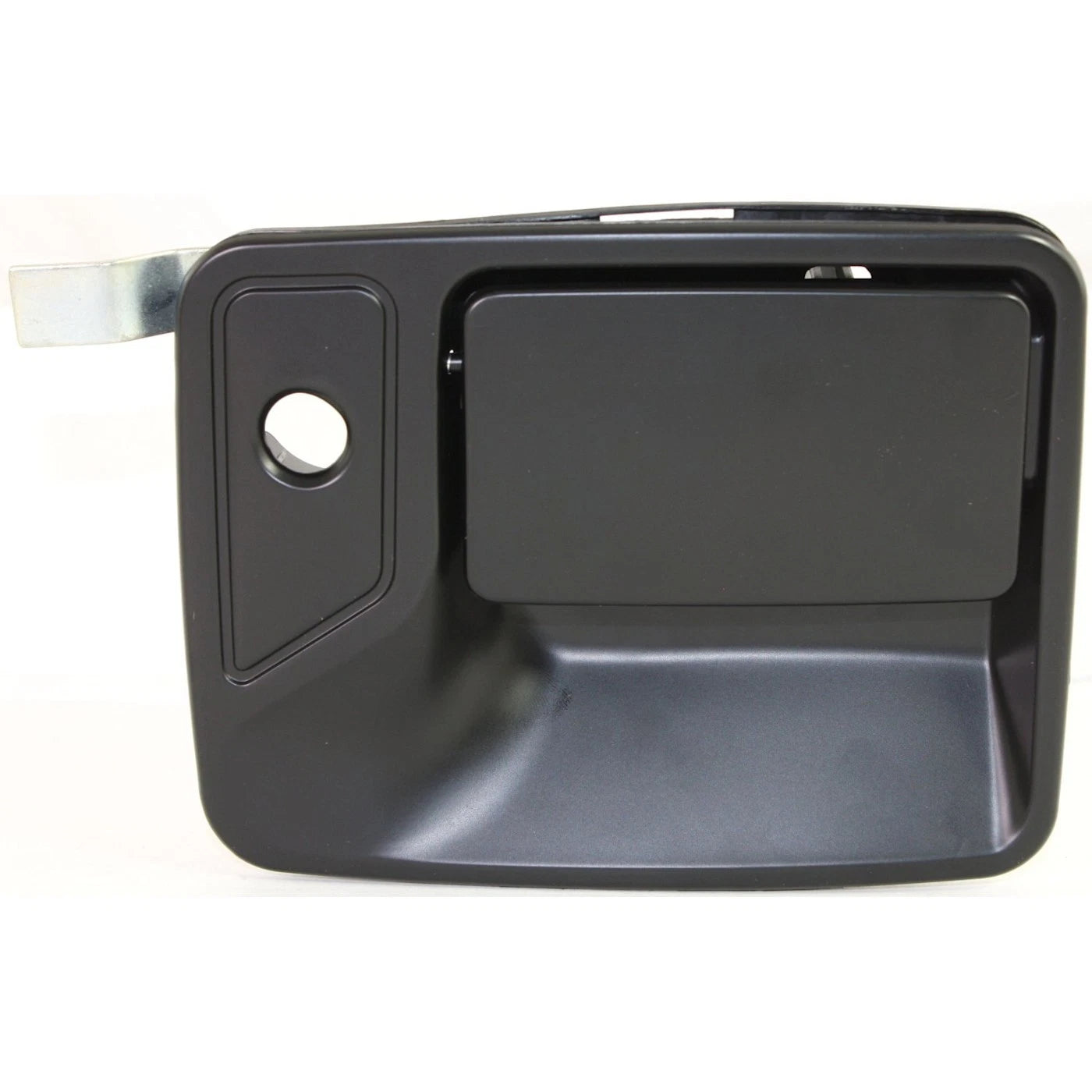 Door Handle Set For 1999-2016 Ford F-250 Super Duty Front Smooth Black 2-Pcs