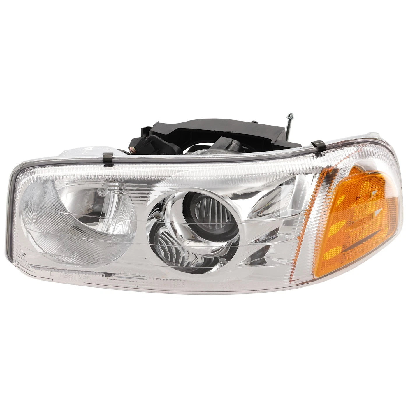 LH & RH Headlights For GMC Sierra 1500 2001-2006 Halogen with Bulbs C3 & Denali