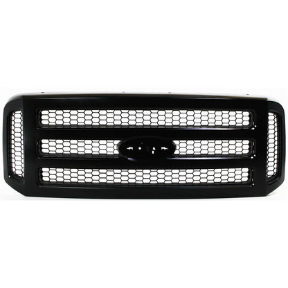Grille For 2005-2007 Ford F-250 Super Duty F-350 Super Duty Shell and Insert