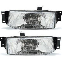 Driver and Passenger Side Headlights For Ford Escort 1991-1996 Halogen w/ Bulb/s