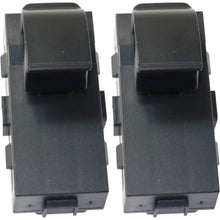 Window Switch Set For 08-14 Chevrolet Silverado 1500 GMC Sierra 1500 Rear Black
