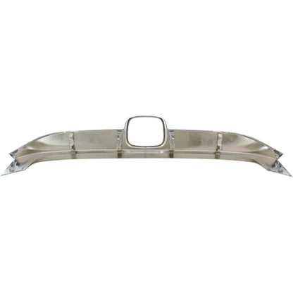 Grille Trim For 2016-2018 Honda Civic Center Chrome Coupe Sedan 71125TBAA01