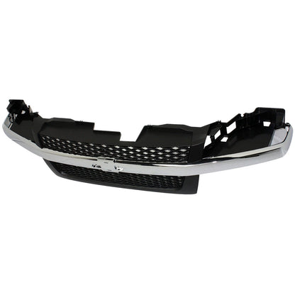Grille Assembly Textured Dark Gray 2 Piece Design For 2004-12 CHEVROLET COLORADO