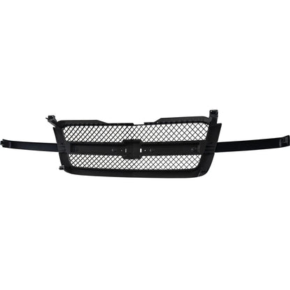 Grille Assembly Primed For 2003-2007 Chevrolet Silverado 1500 - For SS Model