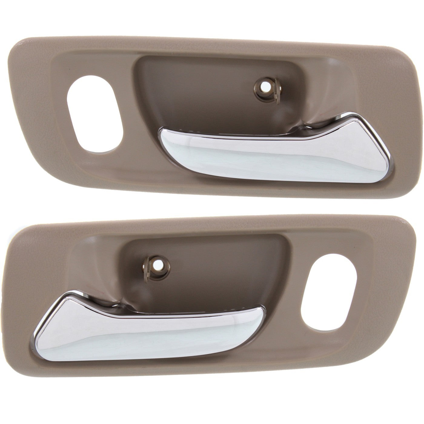Door Handle Set For 1998-2002 Honda Accord Front Inner Beige Housing 2Pc