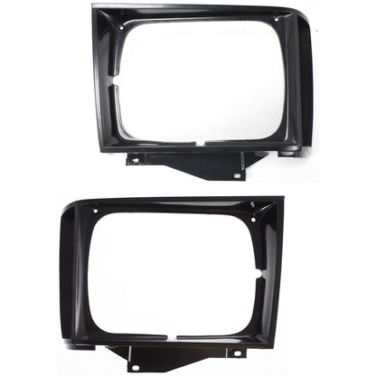 Headlight Door Set For 1982-90 Chevrolet S10 Blazer GMC S15 Jimmy LH and RH 2Pcs