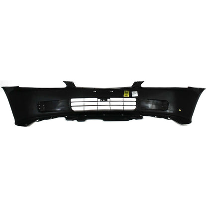 Bumper Covers Fascias Front and Rear For 99-00 Honda Civic Coupe and Sedan