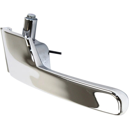 Interior Door Handle For 2008-2012 Jeep Liberty Front or Rear LH Chrome Plastic
