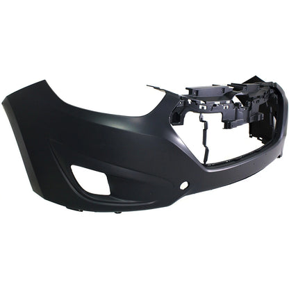Front Bumper Cover For 2010-2015 Hyundai Tucson w/ fog lamp holes Primed