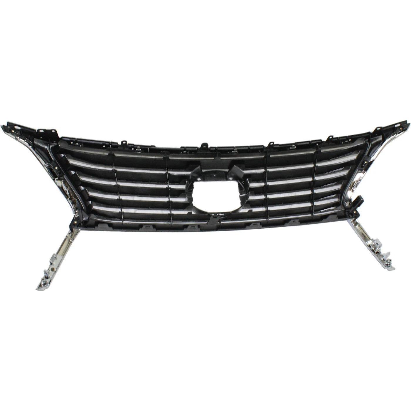 Grille For 2013-2015 Lexus RX350 Silver Plastic