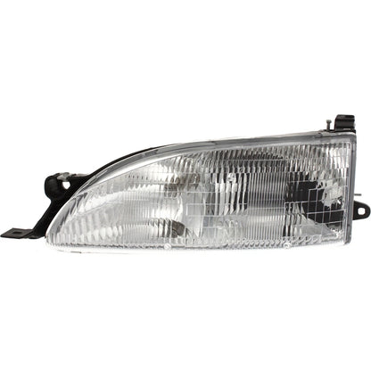 Halogen Headlight Set For 1995-1996 Toyota Camry Left & Right w/ Bulbs Pair