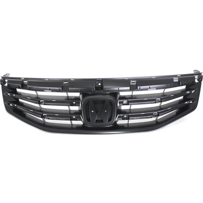 Front Bumper Cover Kit For 2011-2012 Honda Accord Sedan With Grille Assembly