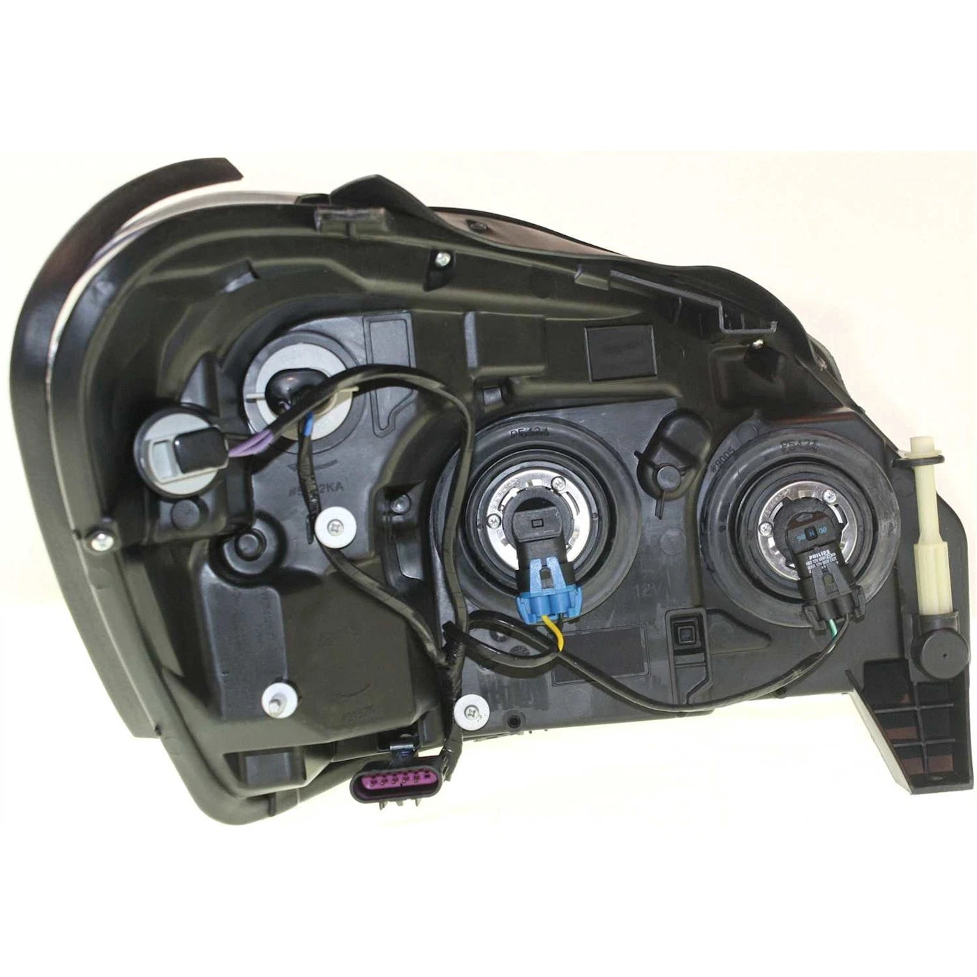 Driver and Passenger Side Headlight For Buick Lucerne 2006-2008 Halogen w/ Bulbs