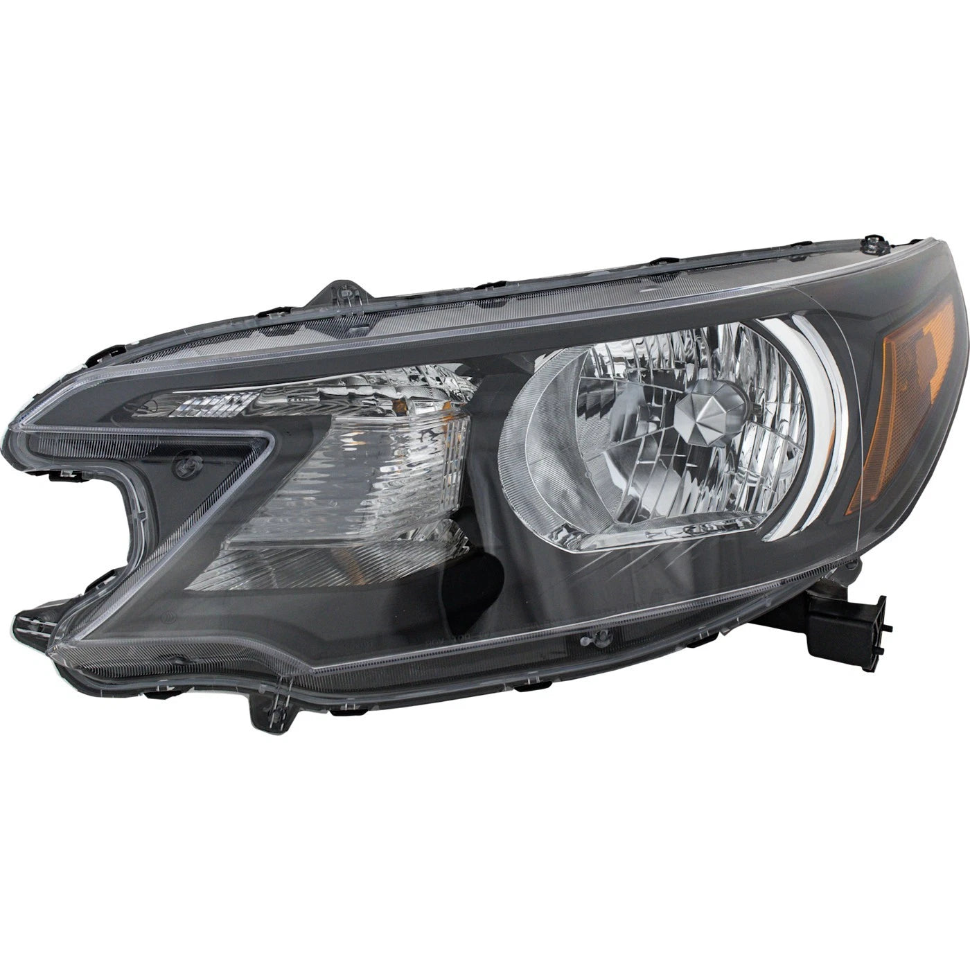 Driver and Passenger Side Headlights For Honda CR-V 2012-2014 Halogen w/ Bulb/s