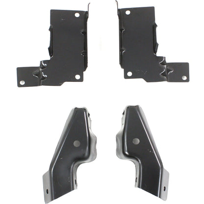 Set of 3 Bumper Bracket For Chevrolet Silverado 1500 2003-2006 Front Driver Side