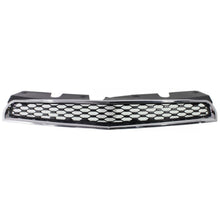 Grille For 2010-2015 Chevrolet Equinox Upper Chrome Shell w/ Black Insert