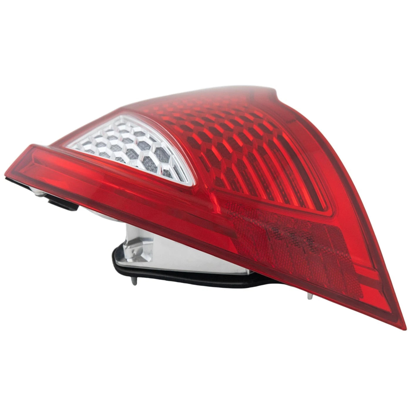 Tail Light Assembly For 2010-2012 Ford Fusion Driver Side Clear and Red Lens