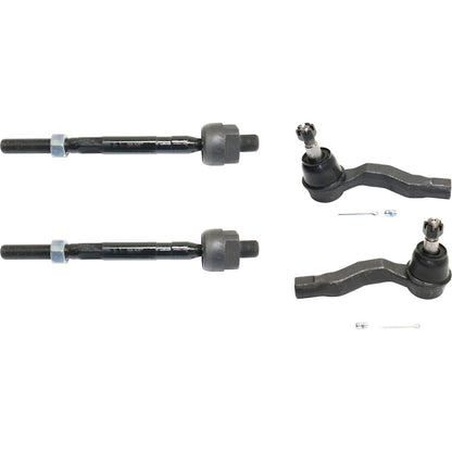 Tie Rod End for 2003-2007 Infiniti G35 Front Set of 4
