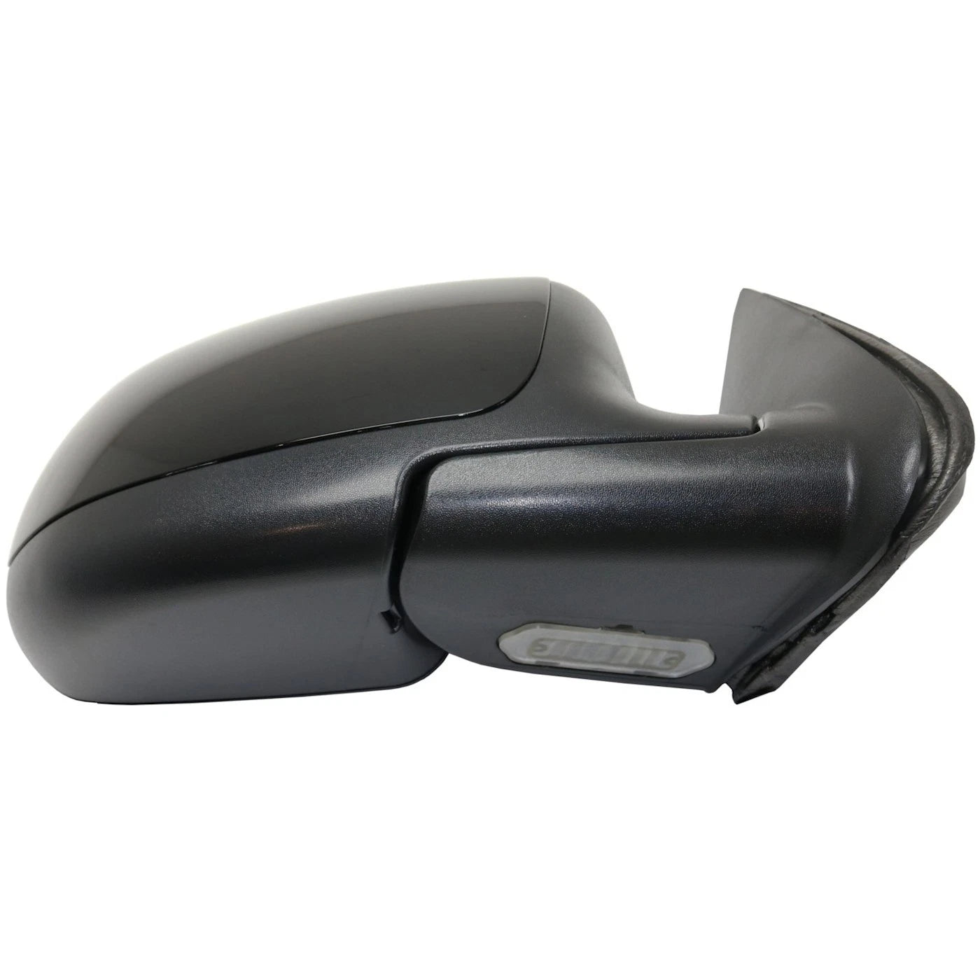 Side View Mirrors Power Heated Smooth Black with Puddle Pair For 00-02 Chevy GMC