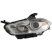 Headlight For 2013 2014 2015 Dodge Dart Left Chrome Housing With Bulb