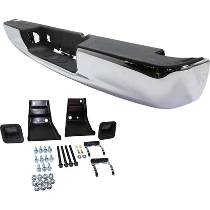 Step Bumper For Dodge Ram 1500 2004-2008 Rear Complete Assembly w/ Bright