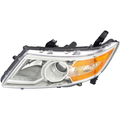 Driver and Passenger Side Headlights For Honda Odyssey 2011-2013 Halogen w Bulbs
