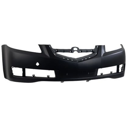 Bumper Cover For 2007-08 Acura TL with Fog Lamp Holes Primed Front 04711SEPA80ZZ