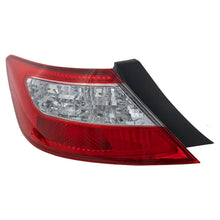 Driver Side Tail Light For Honda Civic 2009-2011 Coupe Halogen
