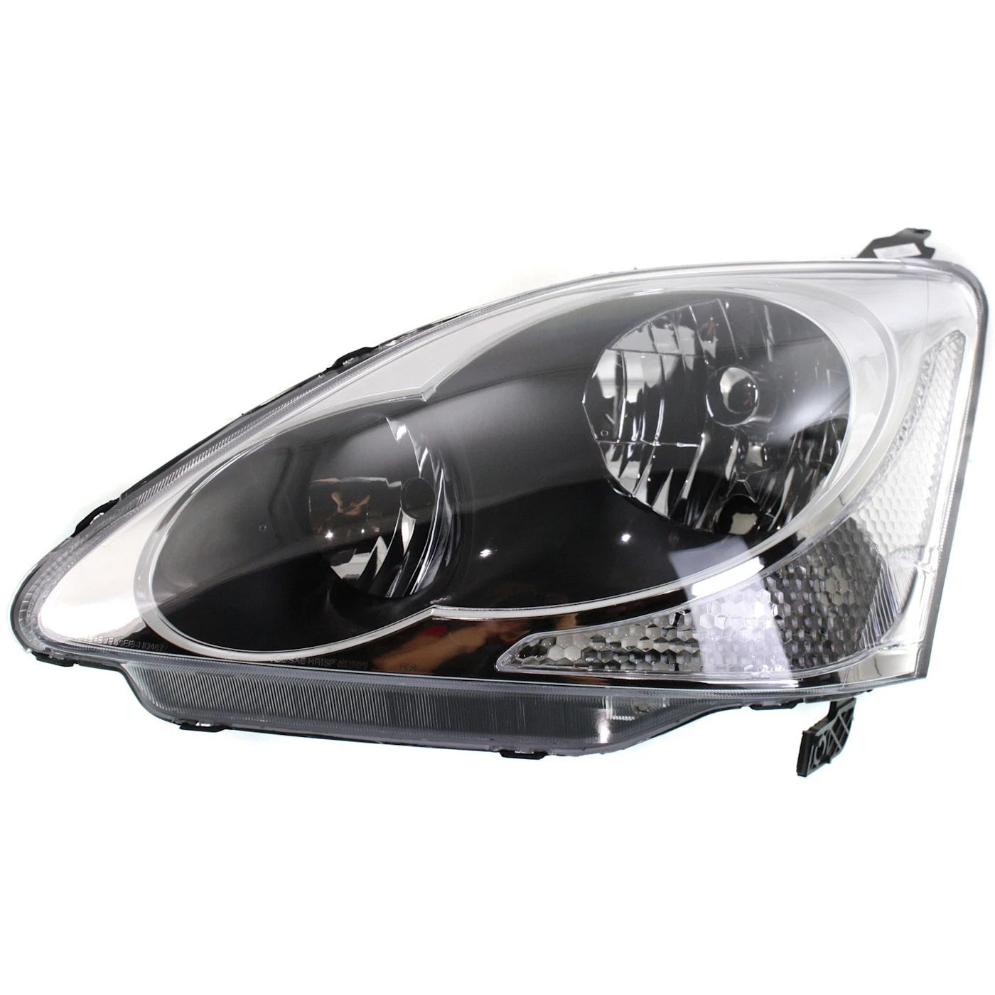 Left and Right Side Headlight For Honda Civic 2004-2005 Si SiR Hatchback Halogen