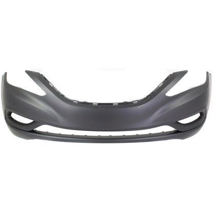 Front Bumper Cover Kit Includes Bumper Grille For 2011-2013 Hyundai Sonata CAPA