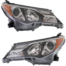 Headlight Set For 2013 2014 2015 Toyota RAV4 Left and Right With Bulb 2Pc