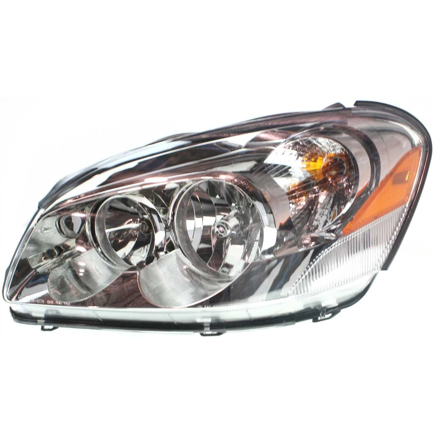 Driver and Passenger Side Headlight For Buick Lucerne 2006-2008 Halogen w/ Bulbs