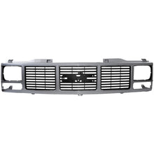Grille For 88-99 GMC K1500 C1500 Silver Plastic