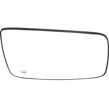 Mirror Glass For 09-18 Ram 1500 Truck 11-18 Ram 2500 Passenger Side Power Heated