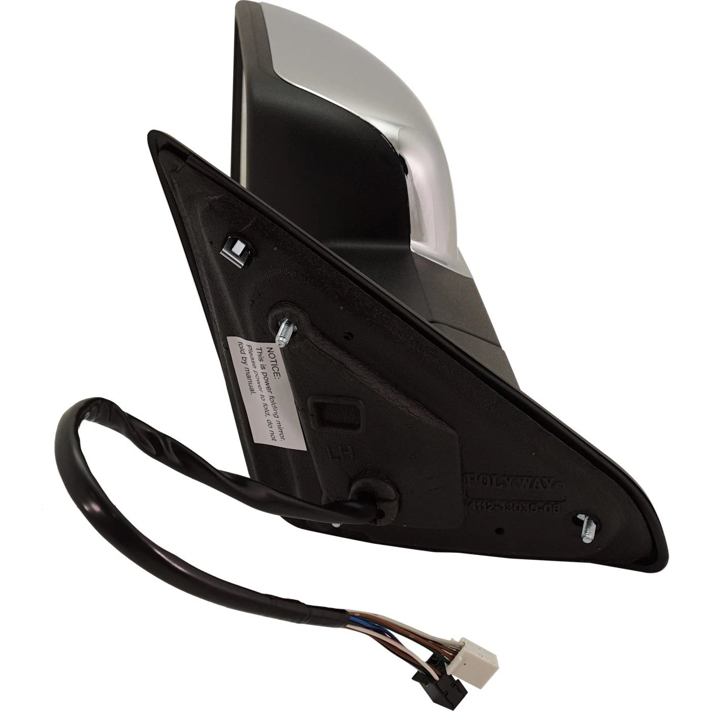 Power Mirror For 2014-2018 Ram 1500 Left Power Folding Chrome with Signal Light