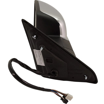 Power Mirror For 2014-2018 Ram 1500 Left Power Folding Chrome with Signal Light