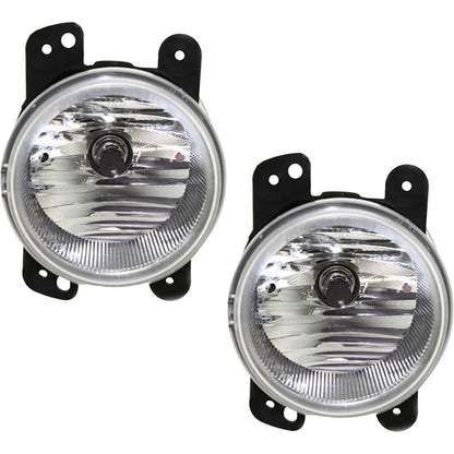 Front Fog Light Set For 2007-2010 Jeep Wrangler 2005-2010 Chrysler 300 CH2590109