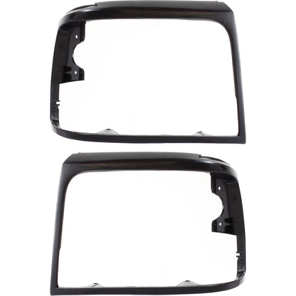 Headlight Door Set For 1992-1997 Ford F-150 F-350 1992-96 Bronco Left and Right