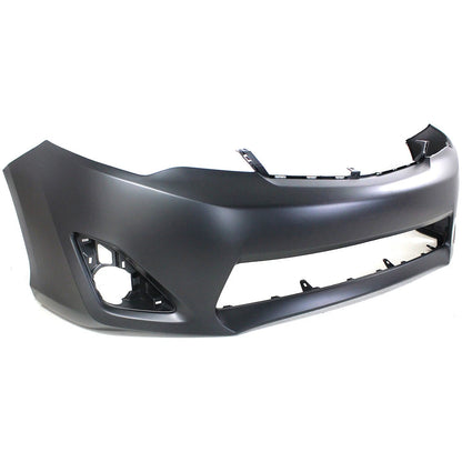 Bumper Cover Kit For 2012-14 Toyota Camry L LE XLE Front w/o Signal Light Holes