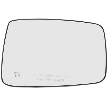 Mirror Glass For 09-18 Ram 1500 Truck 11-18 Ram 2500 Passenger Side Power Heated