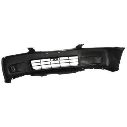 Bumper Cover For 1999-2000 Honda Civic Front Sedan With License Plate Provision