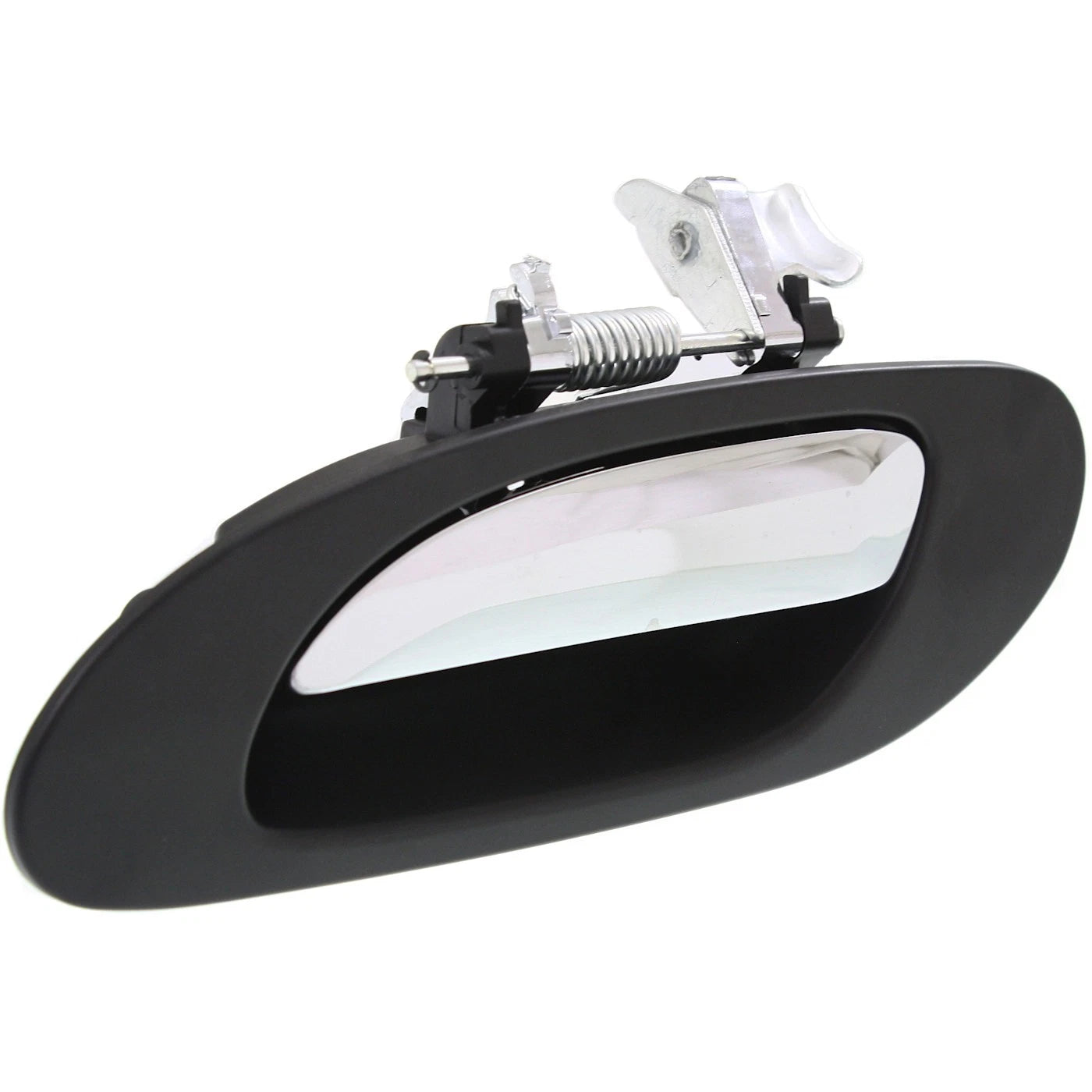 Exterior Door Handle For 99-2003 Acura TL Rear LH Black bezel with chrome lever