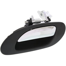Exterior Door Handle For 99-2003 Acura TL Rear LH Black bezel with chrome lever