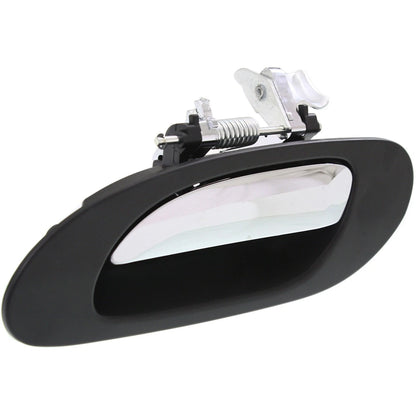 Exterior Door Handle For 99-2003 Acura TL Rear LH Black bezel with chrome lever